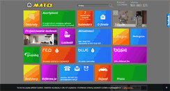 Desktop Screenshot of matex.net.pl